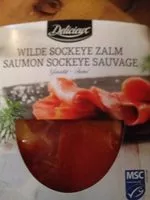 Mängden socker i Saumon sockeye sauvage fumé