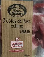 Mängden socker i Côte de porc échine