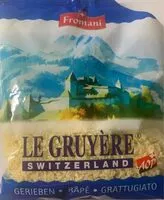 Mängden socker i Le Gruyère, Gerieben