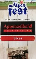 Mängden socker i Appenzeller slices