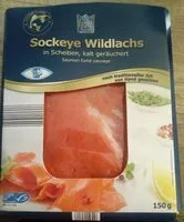 Mängden socker i Sockeye Wildlachs - Saumon fumé sauvage