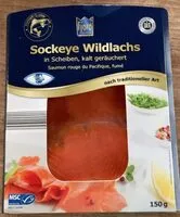 Mängden socker i Sockeye Wildlachs