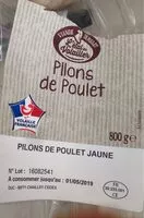 Mängden socker i Pilons de poulet jaune
