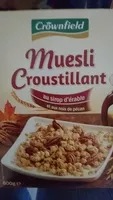 Mängden socker i Muesli Croustillant au sirop d'érable et aux noix de pécan