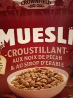 Mängden socker i Muesli croustillant aux noix de pécan & au sirop d'érable