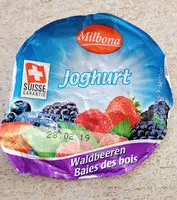 Mängden socker i Yogourt baies des bois