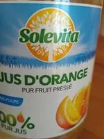 Mängden socker i Jus d'orange sans pulpe