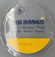 Mängden socker i Trio hummus