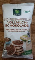 Mängden socker i Bio-Reiswaffeln mini Vollmilch-Schokolade