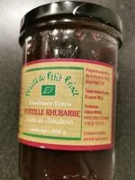 Mängden socker i Confiture extra myrtille rhubarbe
