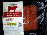 Beef steak mince