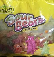 Mängden socker i Sour bears