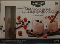 Mängden socker i Cuillères en chocolat