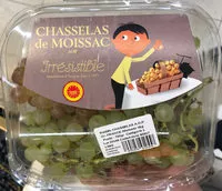 Mängden socker i Chasselas de Moissac irrésistible