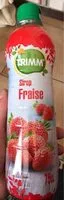 Mängden socker i sirop de fraise