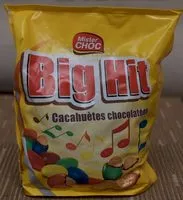 Mängden socker i Big Hit - Cacahuetes Chocolatées