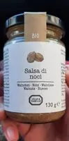 Mängden socker i Salsa di noci