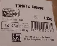 Mängden socker i Tomate Grappe