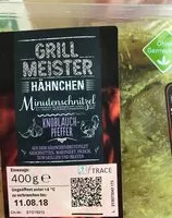 Mängden socker i Hähnchen Minutenschnitzel