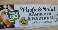 Mängden socker i Pasta und Salat