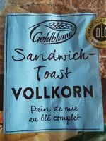 Mängden socker i Sandwich-Toast Vollkorn