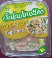 Mängden socker i Macédoine de légumes - mayonnaise