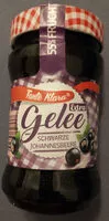 Mängden socker i Gelee Schwarze Johannisbeere
