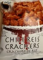 Mängden socker i Asia Chilli Reis Crackers