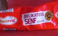 Mängden socker i Delikatess Senf scharf