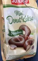 Mängden socker i Mini donut cookies hazelnut
