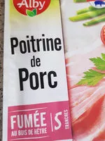 Mängden socker i Poitrine de porc fumée