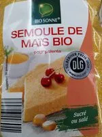 Mängden socker i Semoule de maïs bio pour polenta