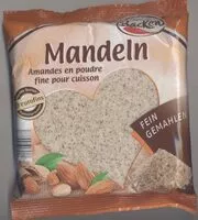 Mängden socker i Amandes en poudre fine pour cuisson