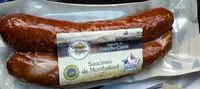 Mängden socker i Saucisse de Montbéliard cuite IGP-VPF