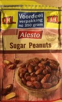 Mängden socker i Sugar peanuts XXL