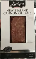 Mängden socker i New Zealand Cannon of Lamb frozen