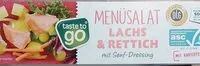 Mängden socker i Menüsalat Lachs und Rettich mit Senf-Dressing