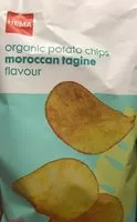 Mängden socker i Organic potato chips moroccan tagine