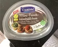 Mängden socker i Mini Frischkäsebällchen