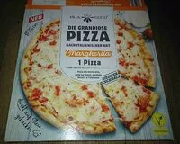 Mängden socker i Die Grandiose Pizza Margherita