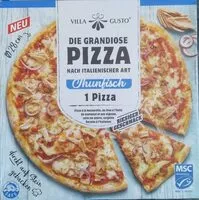 Mängden socker i Die grandiose Pizza - Thunfisch
