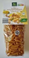 Mängden socker i Bio-Fusili chickpeas
