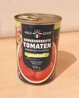 Mängden socker i Tomates entières pelées au jus
