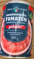 Mängden socker i Tomaten gehackt