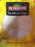 Mängden socker i Tortillas de trigo
