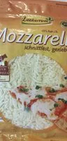 Mängden socker i Mozzarella