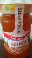 Mängden socker i Confiture abricot extra