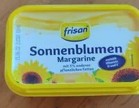 Mängden socker i Sonnenblumen Margarine