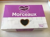 Mängden socker i Sucres en morceaux