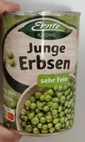 Mängden socker i Peas